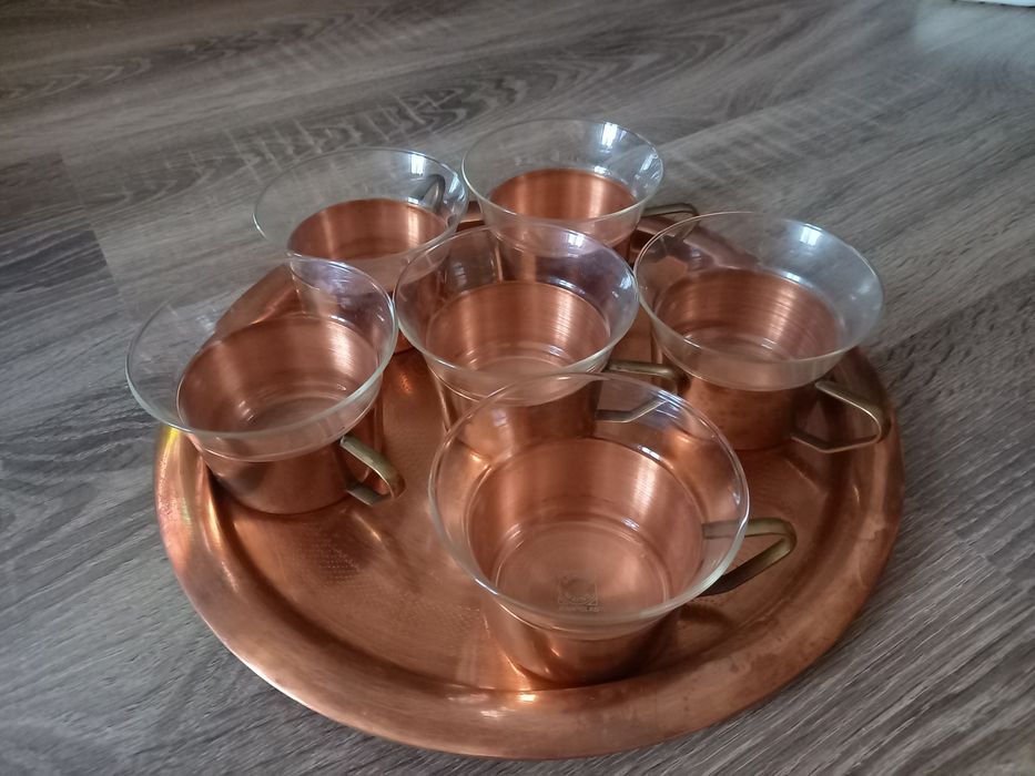 Меден сервиз за греяна ракия чай кафе