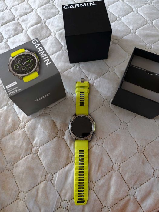 Нов Garmin 8 51mm Solar Sapphire с Гаранция