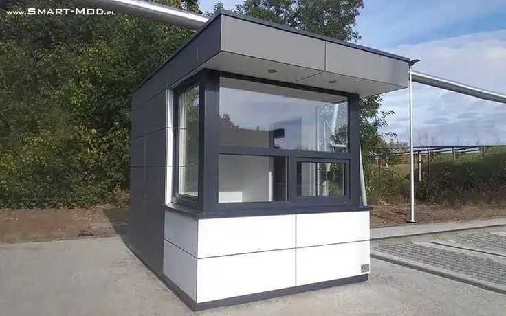 Охранная будка для стройки склада и парковки КПП