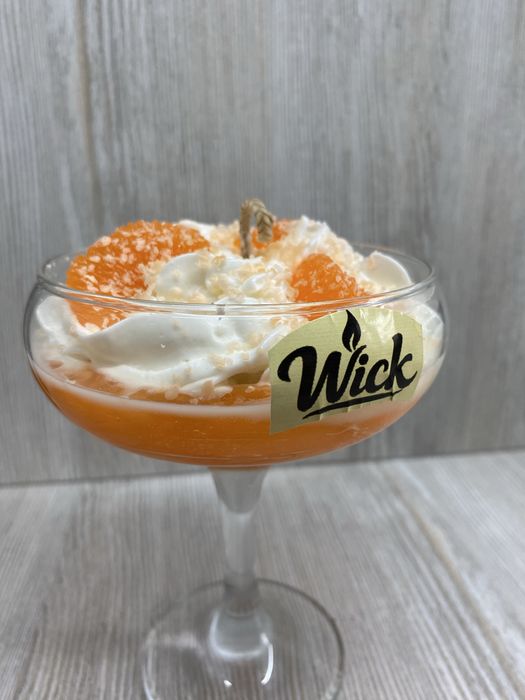 Свечи ручной работы. С ароматом клубники, шоколада, мандарина.