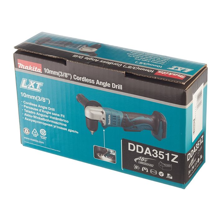 аккумуляторной угловой дрели Makita LXT DDA351Z