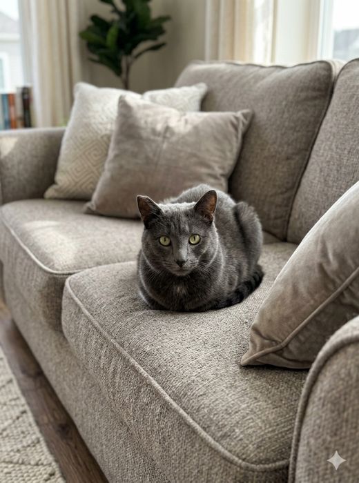 Ищу дом срочно для кота молодой кастрирован помесь русской голубой