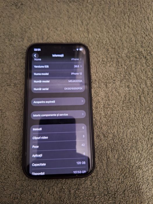 iPhone 12, memorie 128 gb