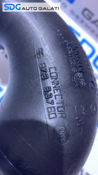 Tub Conducta Teava Admisie Turbina Turbo Turbosuflanta Peugeot 307 1.6 HDI 2001 - 2008 Cod 9687883780