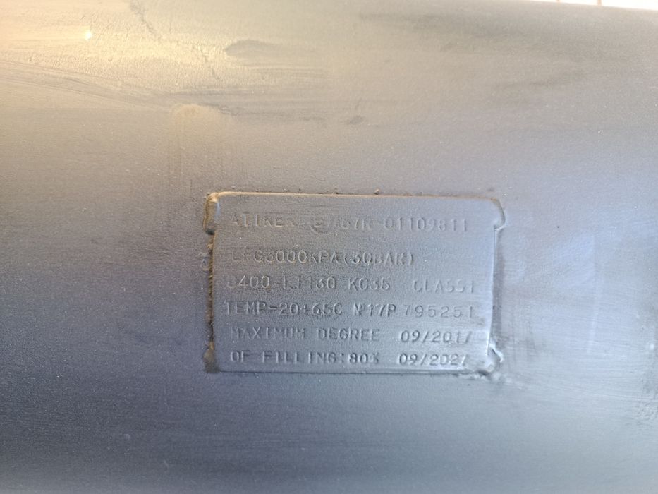 Propan 130 litrlik. moshinalari uchun 2017 yil