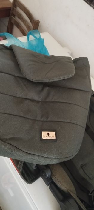 Бебешка количка с реверсивна дръжка 3 в 1 Lorelli - Reya, Green