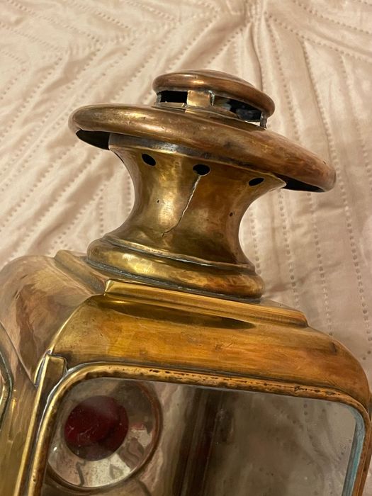 Газов Фенер, Лампа, за Файтон от 1906 г. Блерио, Париж,Франция