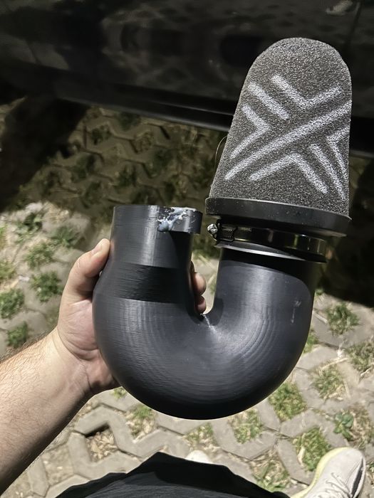 Vand adaptor pentru traseu pentru motor  bmw m47 + filtru sport 80mm