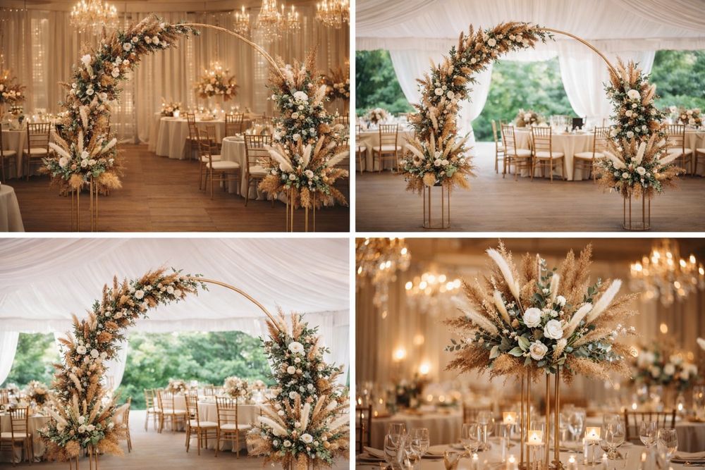 Decor nunta -arcada boho