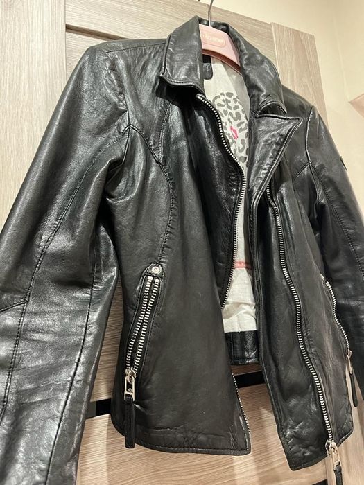 Натуральная кожаная куртка