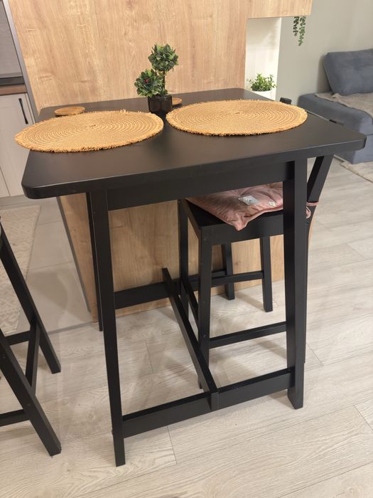 Masă tip bar Ikea Ronninge + 2 scaune