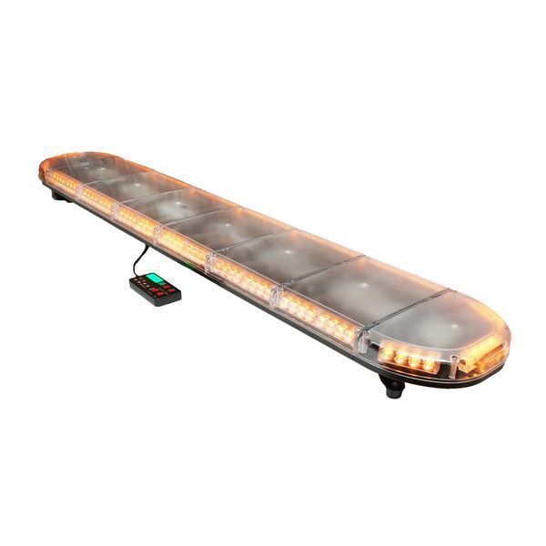 Сигнална лампа маяк 12-24v с жълта светлина 1750x275x125мм breckner ge