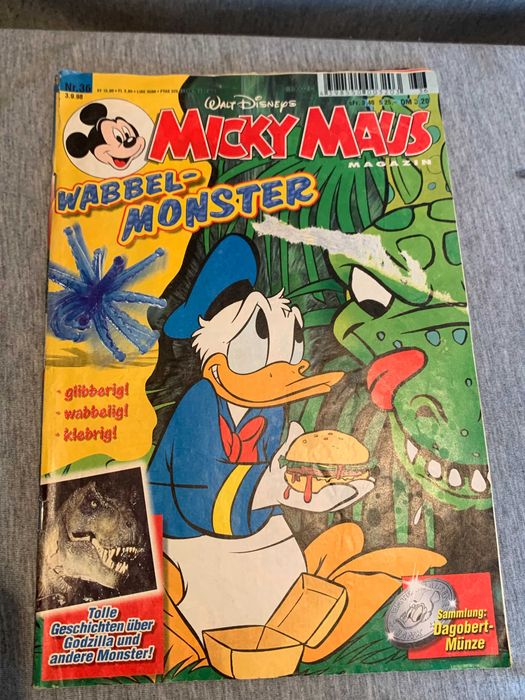 книжки Micky Maus номера 28,33,34,36,48