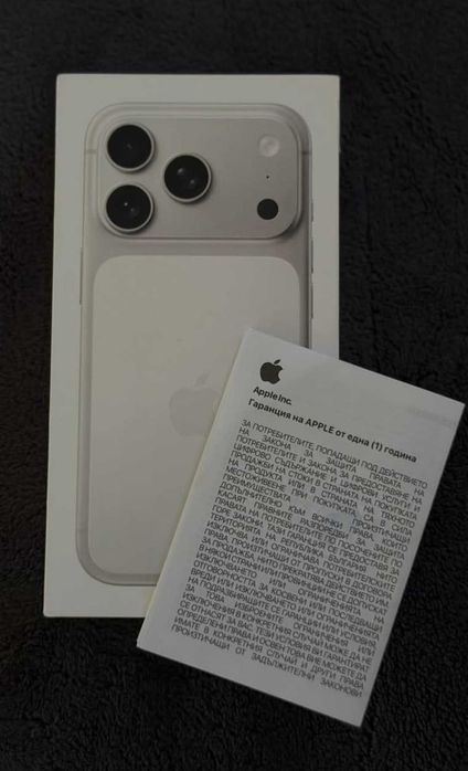 НОВ! iPhone 17 Pro Max 512GB Silver