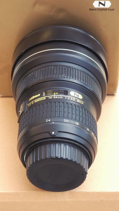 Obiectiv profesional Nikon AF-S NIKKOR 14-24mm f/2.8G ED zoom ultrawide montura F Nikon
