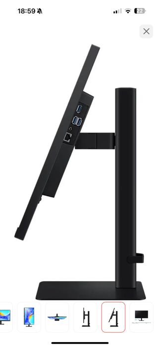 Монитор Samsung S8 60герц