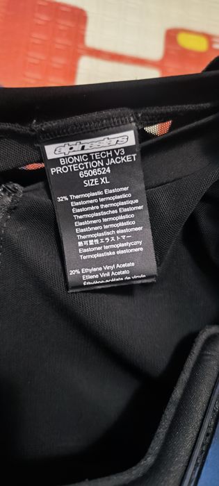 Armura alpinestars bionic tech V3 mărimea XL