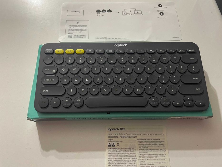 Bluetooth безжична клавиатура LOGITECH K380