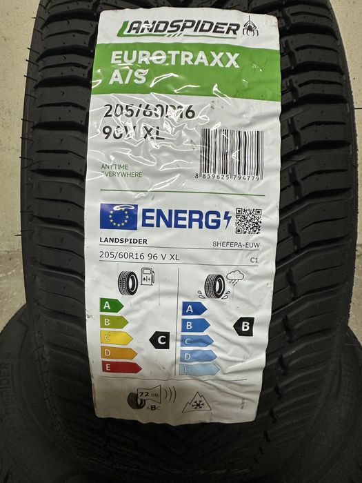 Нови всесезонни гуми LANDSPIDER EUROTRAXX A/S 205/60R16 96V XL 2056016