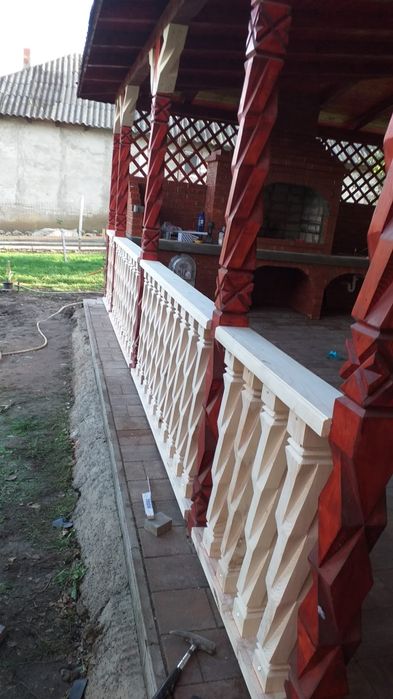 Stalpi din lemn de brad