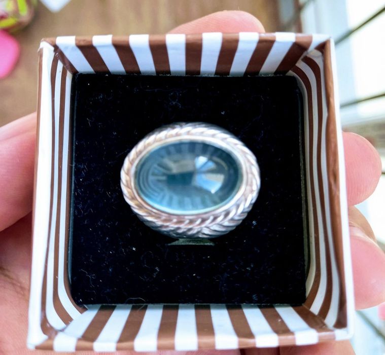 Аквамарин кольцо для мужчин