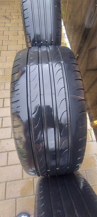 Set jante cu anvelope originale bmw,205 55 r16 în stare foarte buna