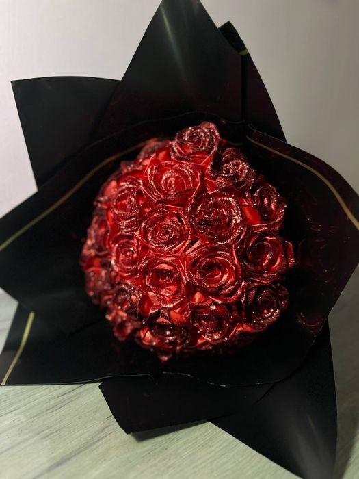 Атласные розы/букеты