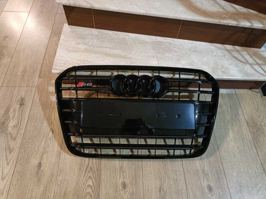 Grila bara fata audi A6 S6 fabricatie 2011 - 2014 black