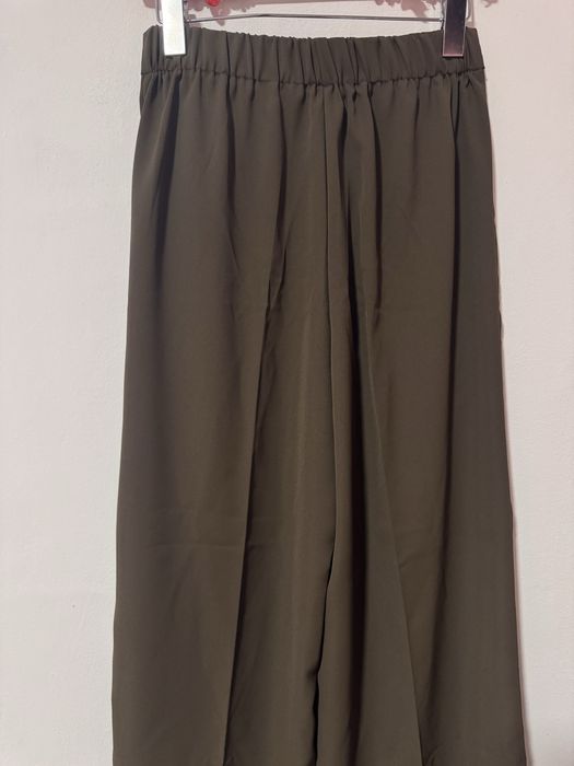 Pantaloni de birou, superbi, eleganți, largi, Petite M, kaki