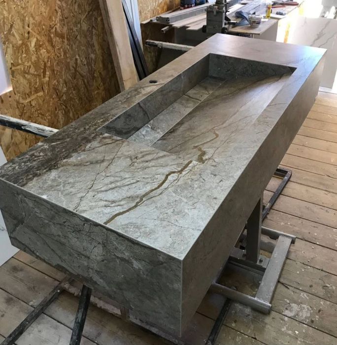 Умывальник из керамогранита