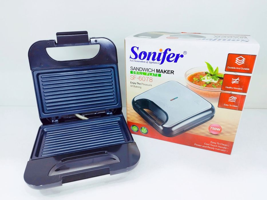 Тостер гриль Toster Toaster Вафельница Сендвичница Sonifer 6078