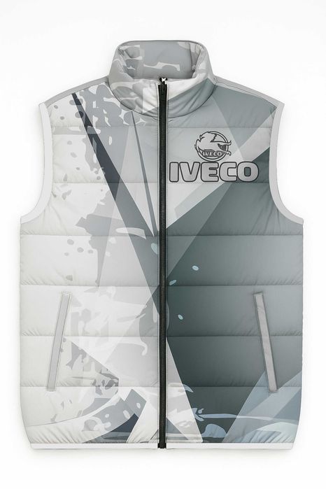 Мъжки елек ИВЕКО / IVECO сюблимация размери от L до 5XL