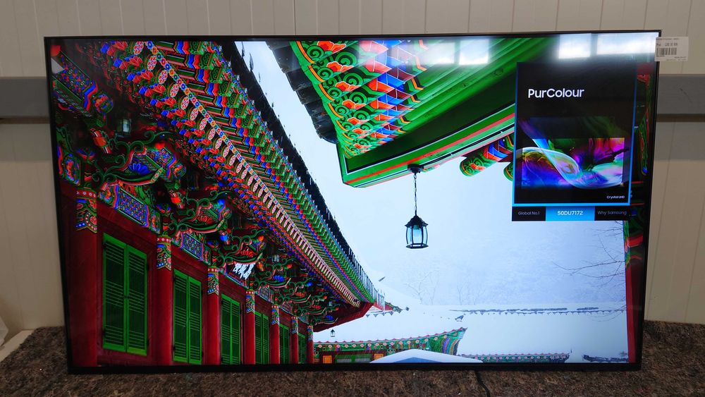 Smart TV Samsung 50DU7172 125 cm 4K Ultra HD HDR10+ Procesor Crystal 4K PurColor Q-Symphony Gaming Hub Model Nou 2024/2025 Garantie Factura