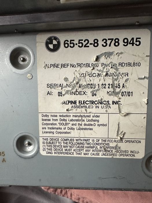 Магнитола бмв х5