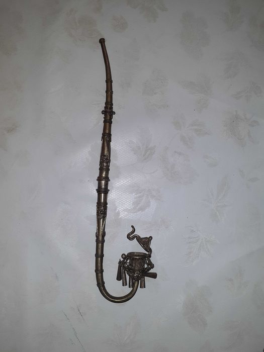 pipa tibetana opiu argint tibetan