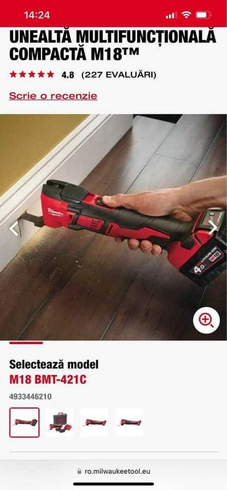Unealta multifunctionala compacta MILWAUKEE M18 BMT-421