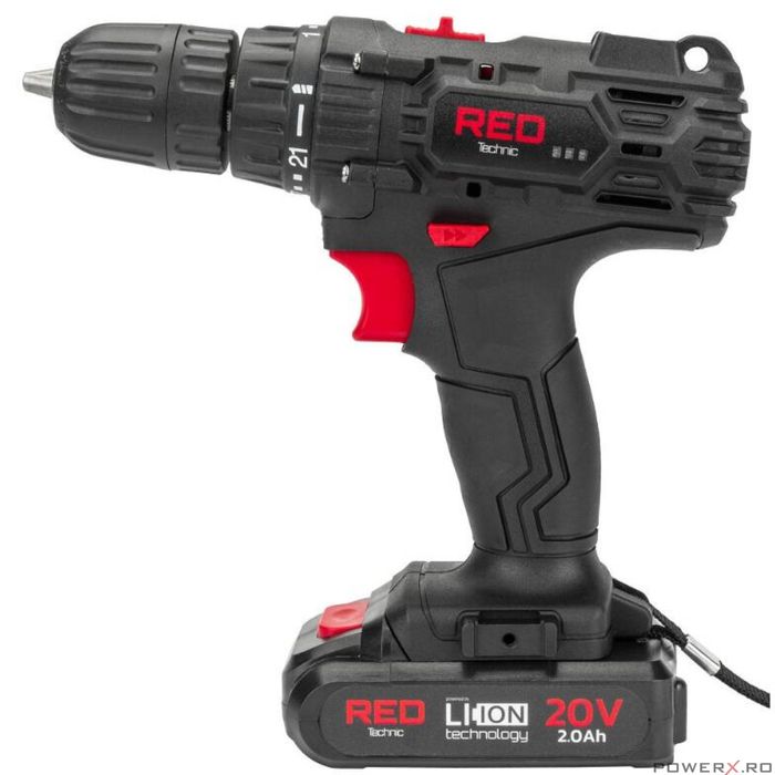 Masina de insurubat cu acumulator si incarcator, 2 x baterii Li-Ion, 2