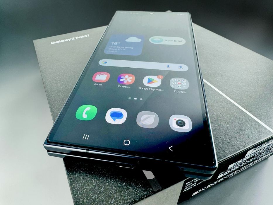 Samsung Galaxy Z Fold 7 5G 256GB Black Перфектен! 100% Battery! Гаранция!