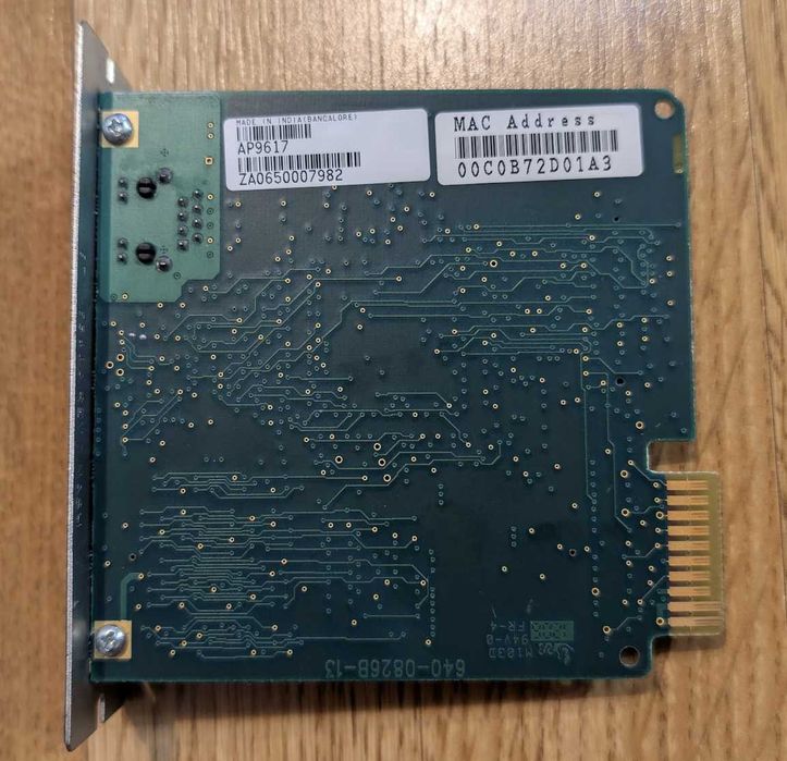 Placa de management UPS APC AP9617