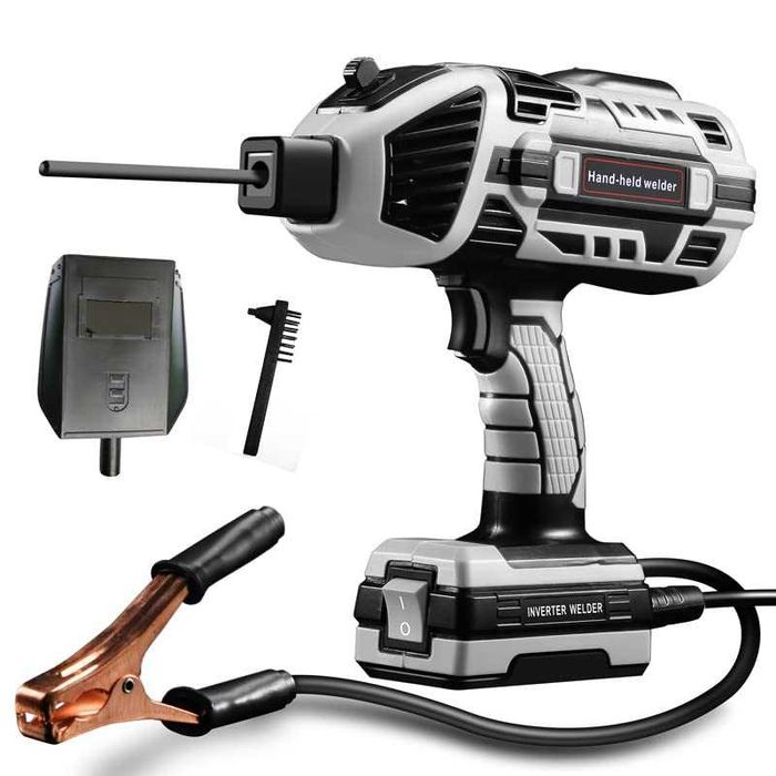 Инверторен Електрожен Пистолет 350A подарък 5 електрода, очила,маска