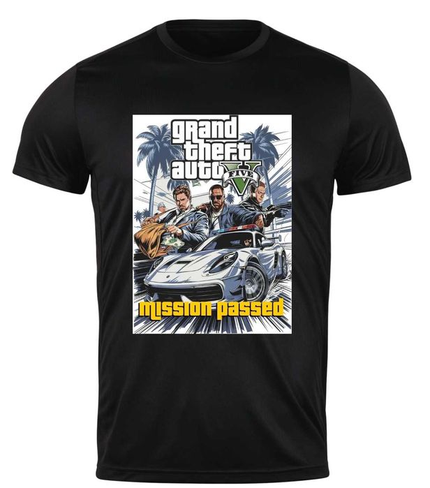Тениска GTA , тениски за геймъри , гта фланелка , детски мъжки и дамски тениски с щампа XS-5XL