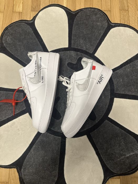 Air force 1 off white white 43