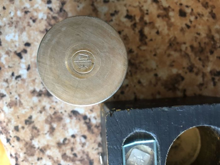 Набор гирь СССР в деревянной коробке