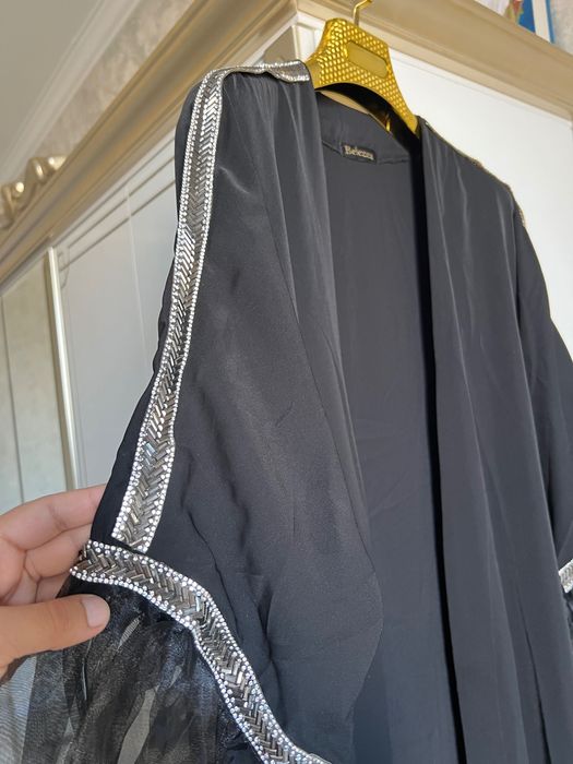 новая черная абая женская