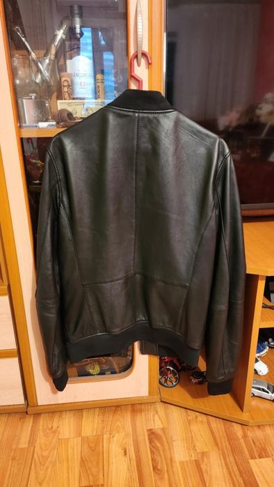 Geaca Zara piele naturală bomber