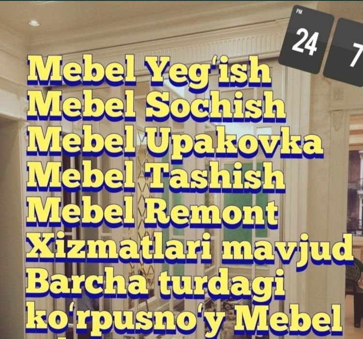 Mebel ustalari xizmatingizda