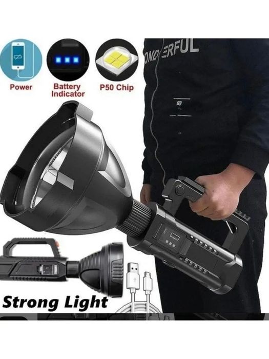 Мощный фонарик со штативом