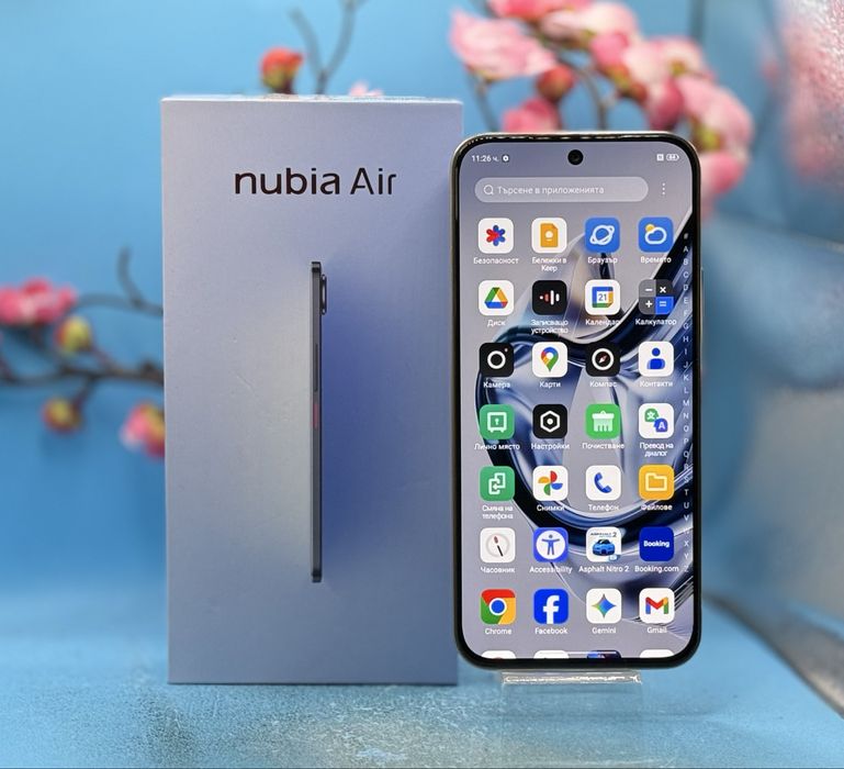 Смартфон ZTE nubia AIR, Dual SIM, 8GB, 256GB, 5G, Titanium Desert