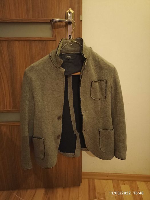 Sacou Cambrat pe corp OVS . Made in Italy ! Lana + bumbac.