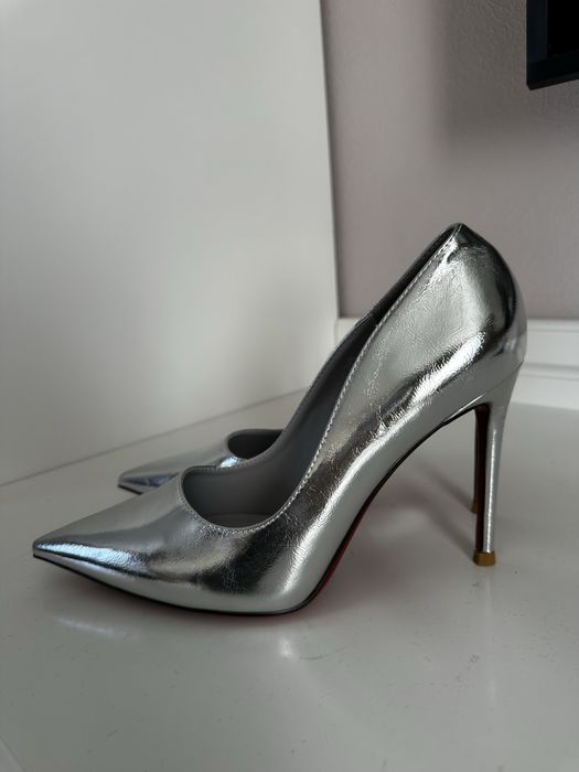 Туфли серебряные